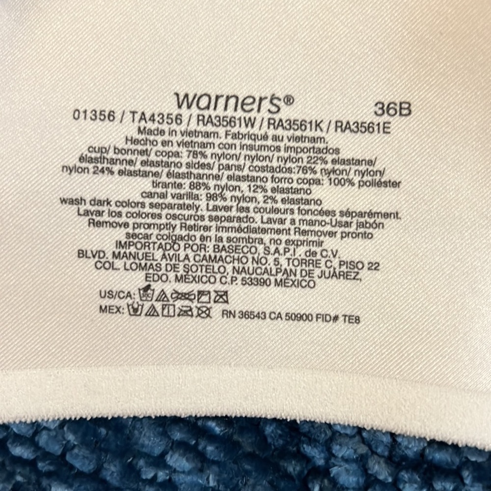 Simply Perfect by Warners Women’s Underarm Smoothing Underwire Bra - Picture 4 of 4